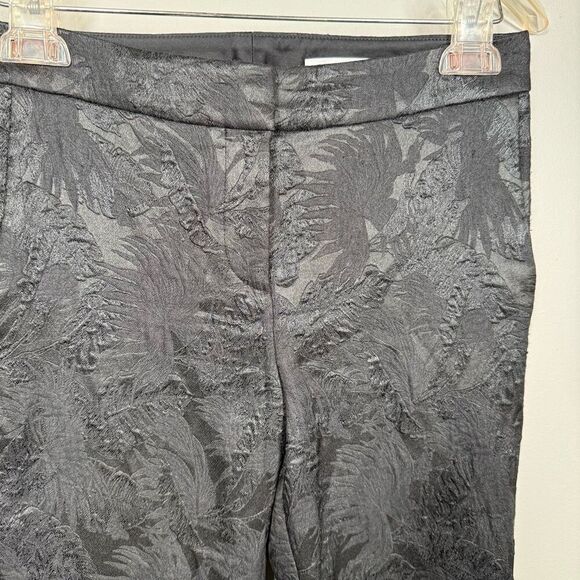 Hugo Boss Tanitea Floral Brocade Slim Pants black size 0 - Picture 3 of 10